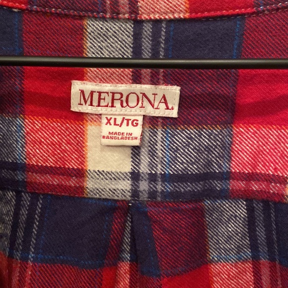XL Merona Flannel - Picture 3 of 7